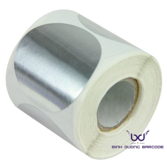 Tem decal xi bạc - Tem decal màu bạc | In Tem Nhãn Mã Vạch