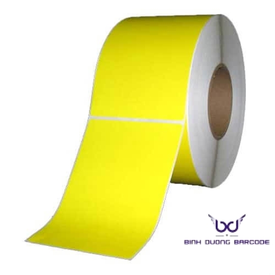 Tem decal màu vàng bế sẵn kích thước