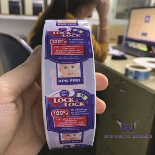 In tem nhãn dán, tem nhiều màu, in tem phụ
